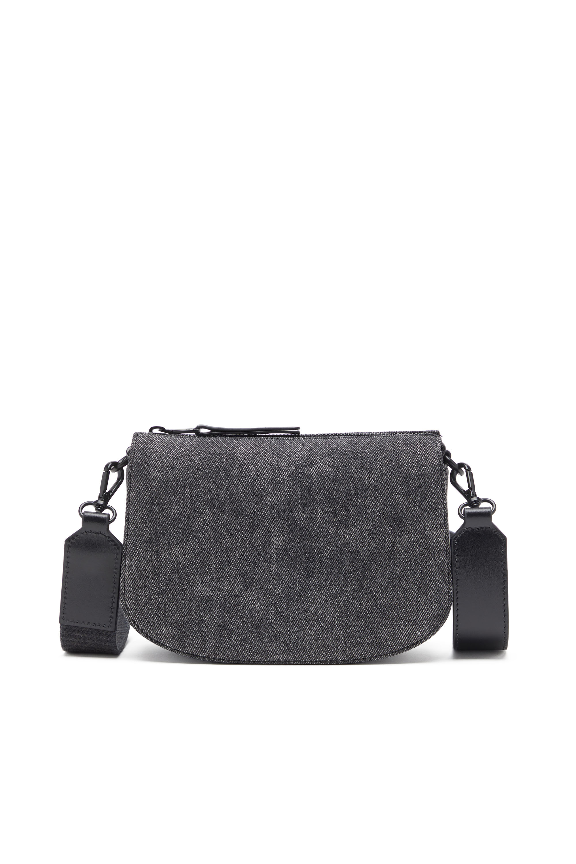 Diesel - 1DR CAMERA BAG, Unisex's 1DR-Camera bag in stonewashed denim in ブラック - 3